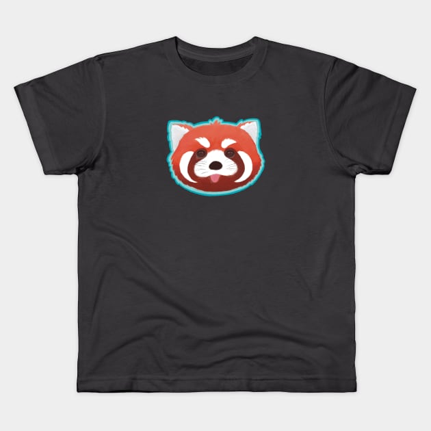 Cheeky Red Panda Kids T-Shirt by awesomesaucebysandy